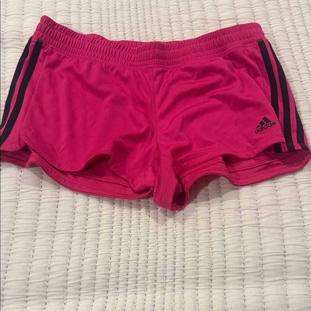 Adidas Women's Hot Pink Athletic Shorts